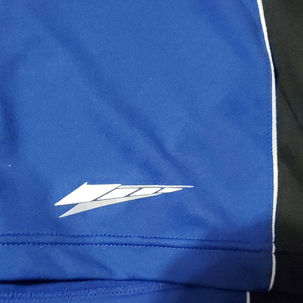 Yamaha Blue and Black Short Sleeve Quarter Zip Tee - Picture 5 of 12